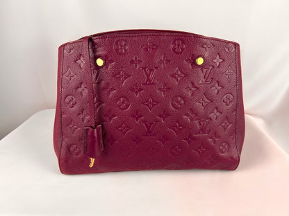 Louis Vuitton Tasche Empreinte Montaigne MM  ohne Schulterriemen