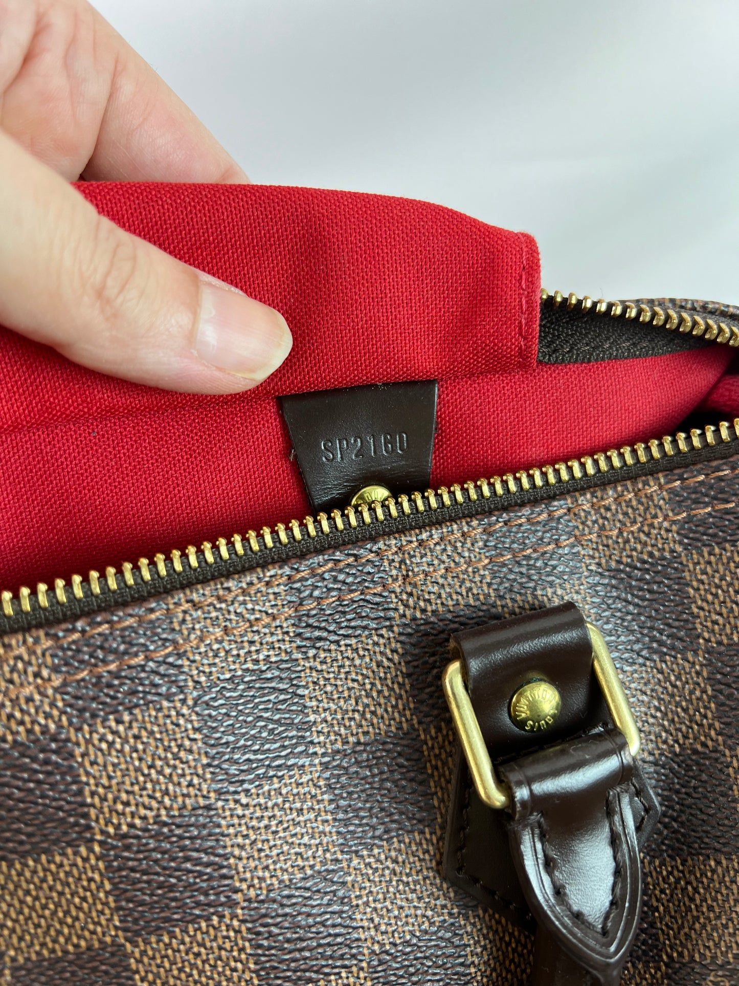 Louis Vuitton Tasche Speedy 30 Damier Ebene