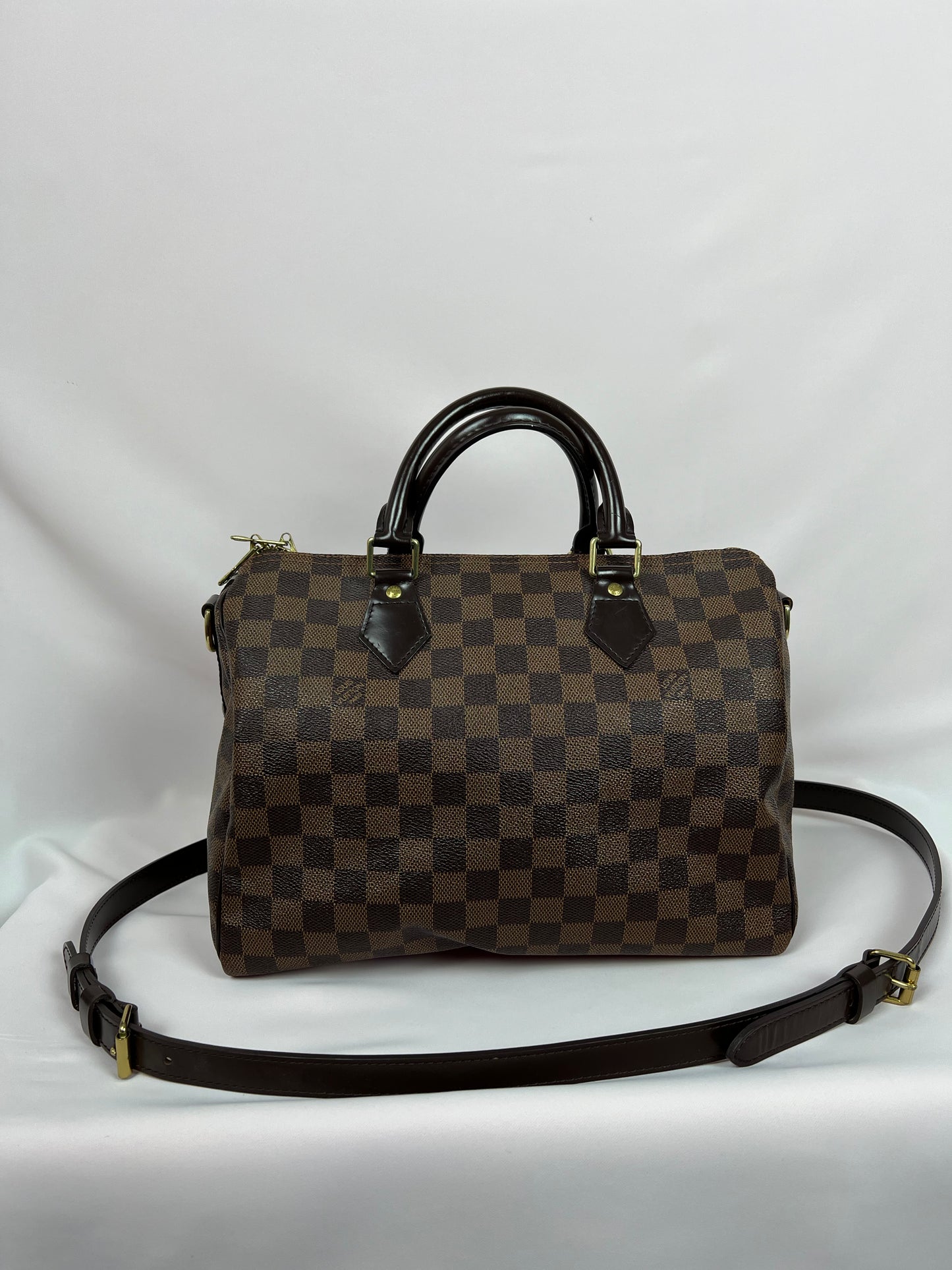 Louis Vuitton Tasche Speedy 30 Damier Ebene mit Schulterriemen