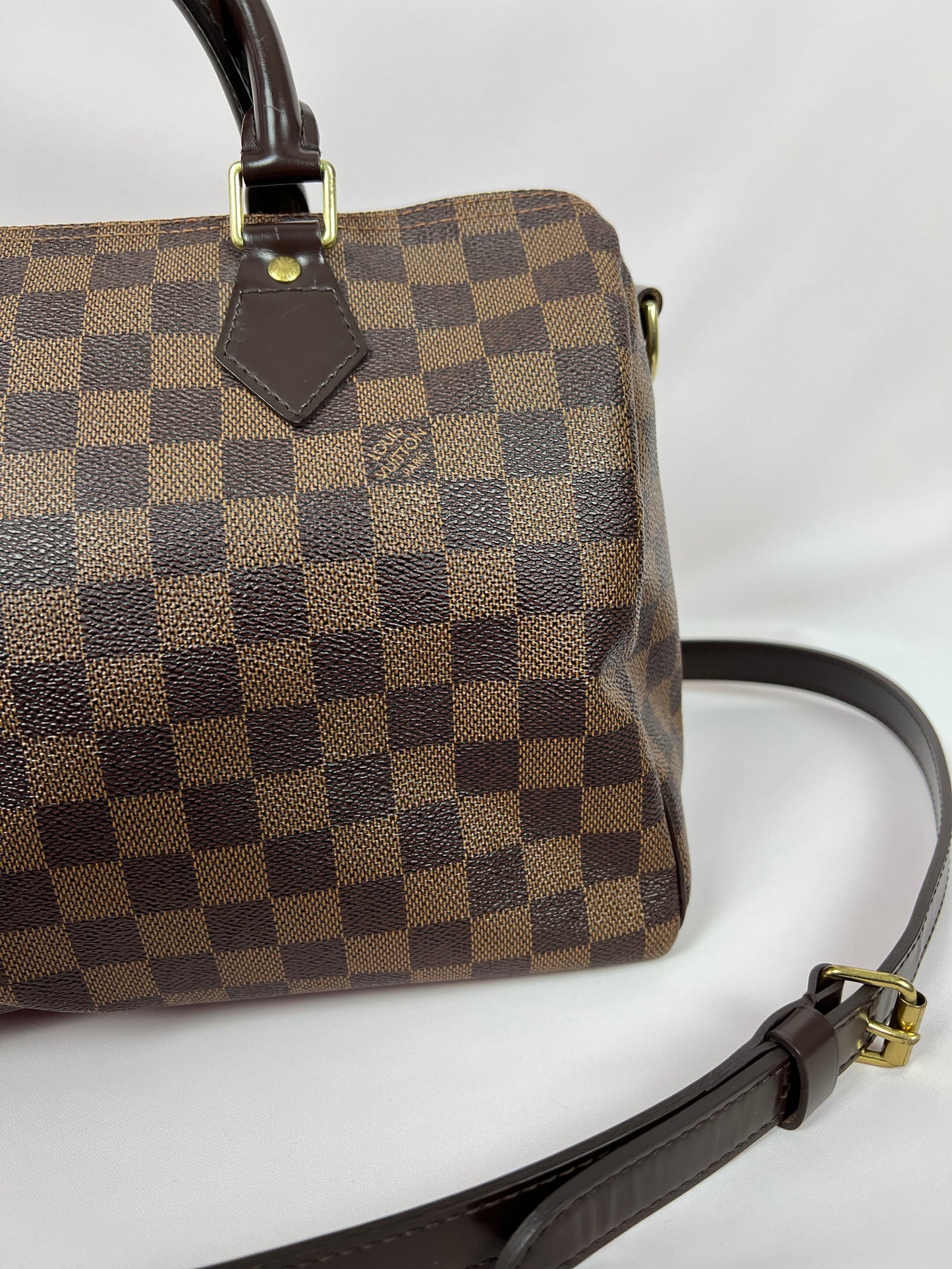 Louis Vuitton Tasche Speedy 30 Damier Ebene mit Schulterriemen