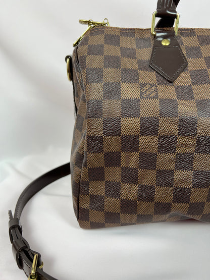 Louis Vuitton Tasche Speedy 30 Damier Ebene mit Schulterriemen