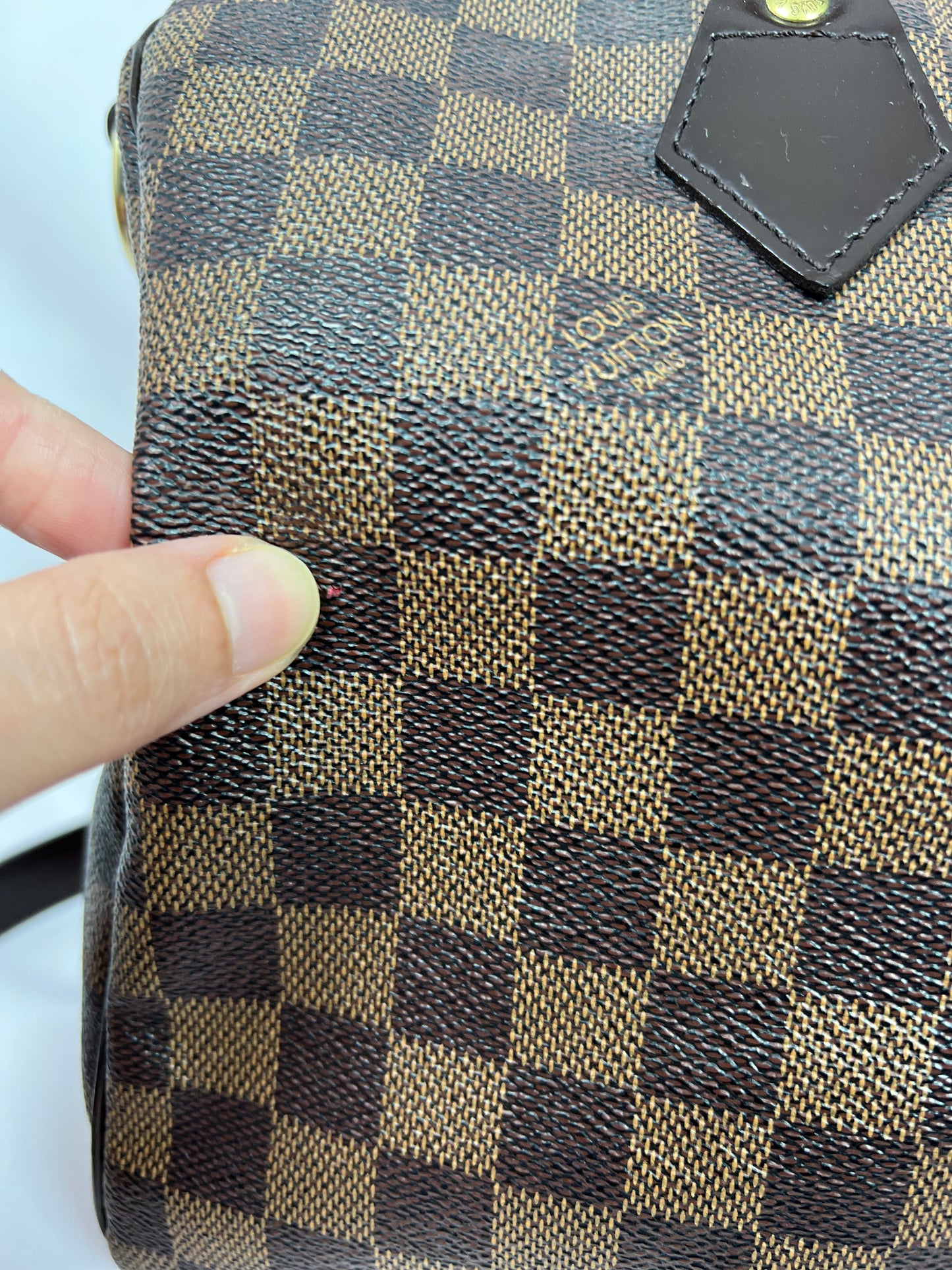 Louis Vuitton Tasche Speedy 30 Damier Ebene mit Schulterriemen