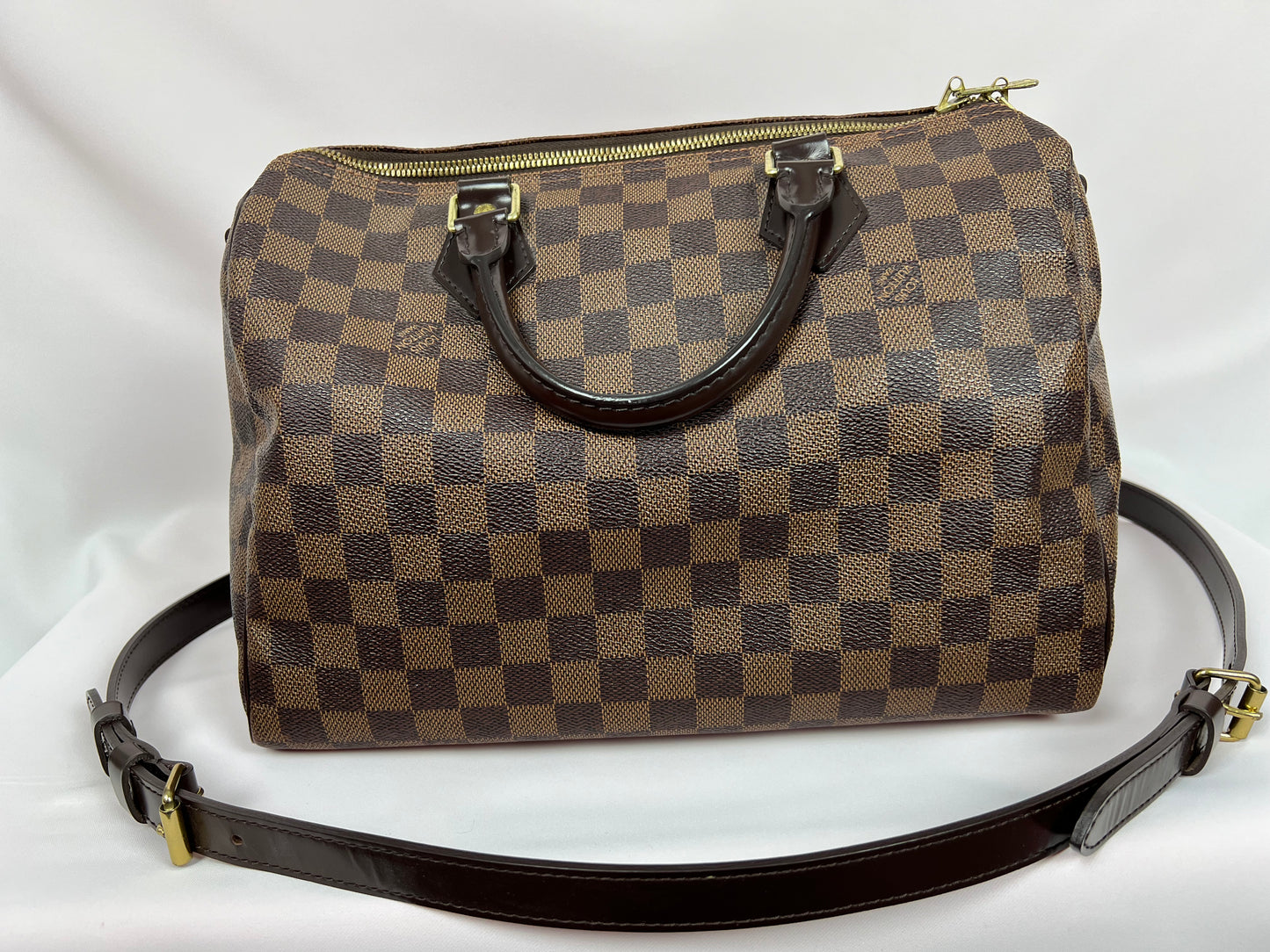 Louis Vuitton Tasche Speedy 30 Damier Ebene mit Schulterriemen