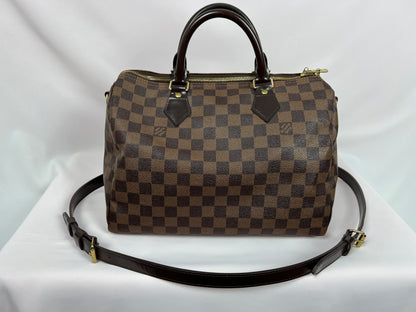 Louis Vuitton Tasche Speedy 30 Damier Ebene mit Schulterriemen