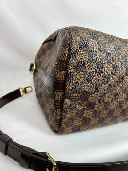 Louis Vuitton Tasche Speedy 30 Damier Ebene mit Schulterriemen