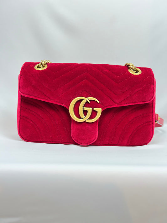 Gucci Tasche Marmont Small Fuschia