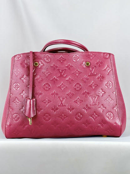 Louis Vuitton Tasche Empreinte Montaigne MM  ohne Schulterriemen