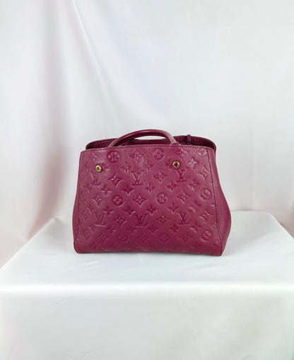 Louis Vuitton Tasche Empreinte Montaigne MM  ohne Schulterriemen